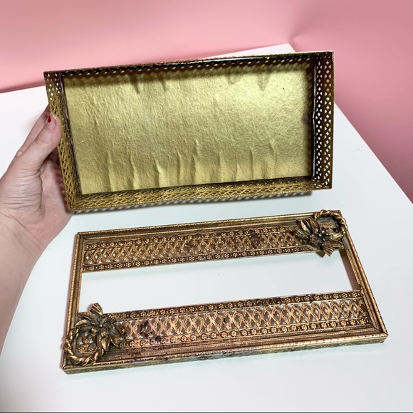 Vintage ornate tissue box - Picture 3 of 4